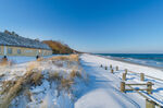 Schnee an der Ostsee